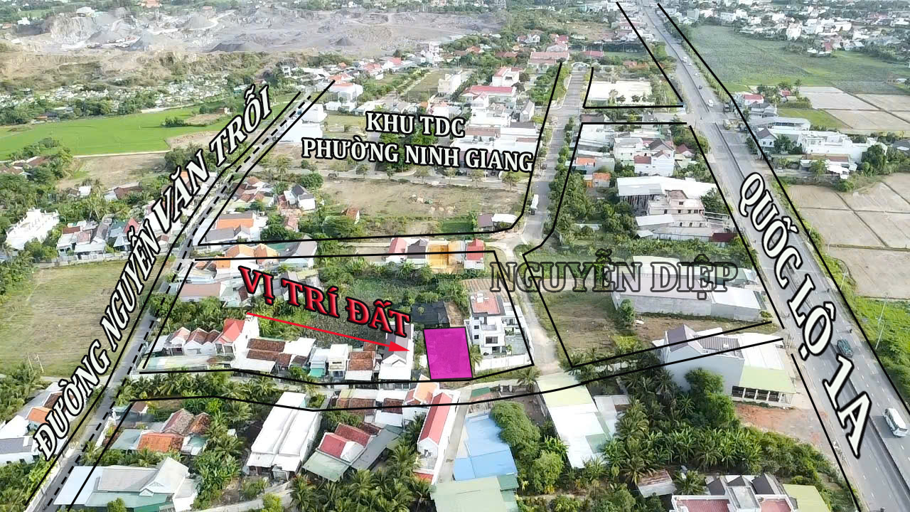Bán đất 156m² tại Phường Ninh Giang Thị xã Ninh Hòa