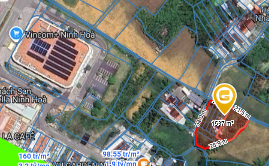 Bán 1.500 m2 đất ở đô thị + cây lâu năm tại phường Ninh Hòa, tỉnh Khánh Hòa