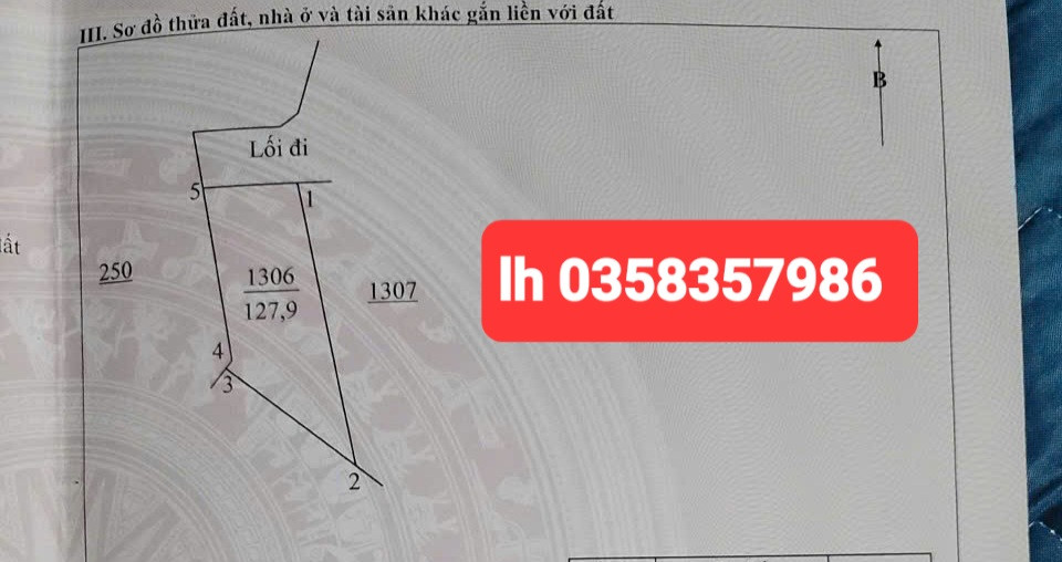 Bán đất 127.9m² ngang 7m giá 393 triệu Phường Phổ Yên