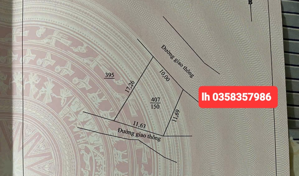 Bán đất 150m² ngang 11.63m giá 1.5 tỷ Phường Phổ Yên