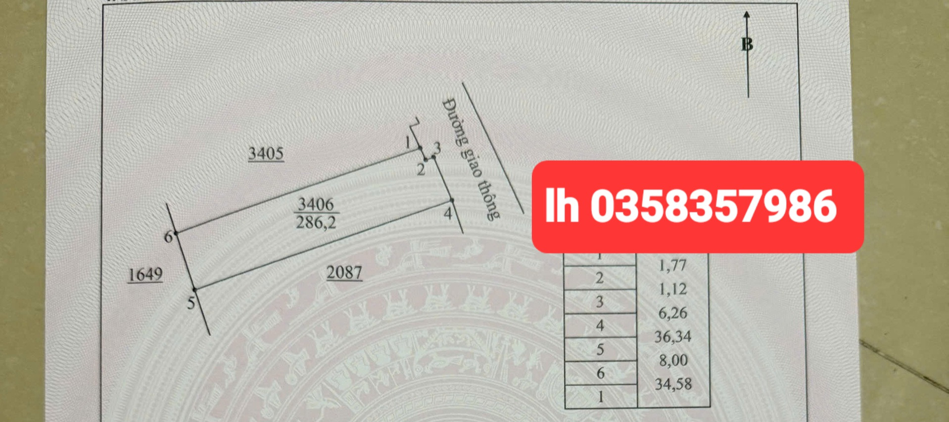 Bán đất 286.2m² ngang 8m giá 3.45 tỷ Phường Phổ Yên