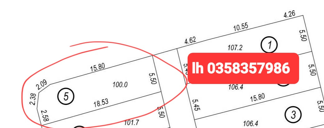 Bán đất 100m² ngang 5.5m giá 870 triệu Phường Phổ Yên