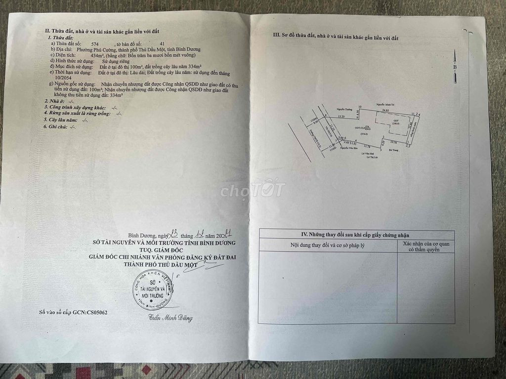 9 chủ bán đất mặt tiền CMT8