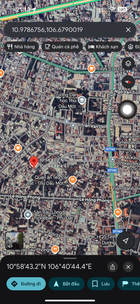 Bán đất 137.7m² ngang 5m giá 2.75 tỷ tại Phường Phú Hòa 0815422197