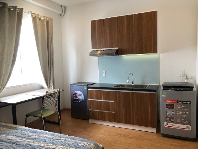 căn studio, 20m2,  3,7 triệu/tháng (đã bao gồm tiền nước, wifi, gửi xe)
