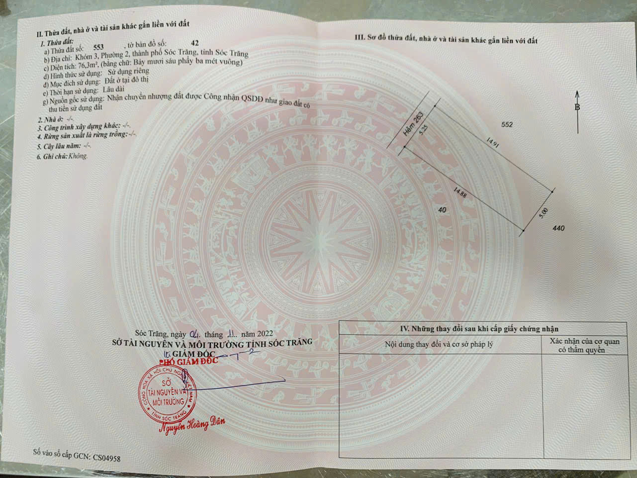Bán nhà hẻm 263 Phú Lợi gần trường tiểu học