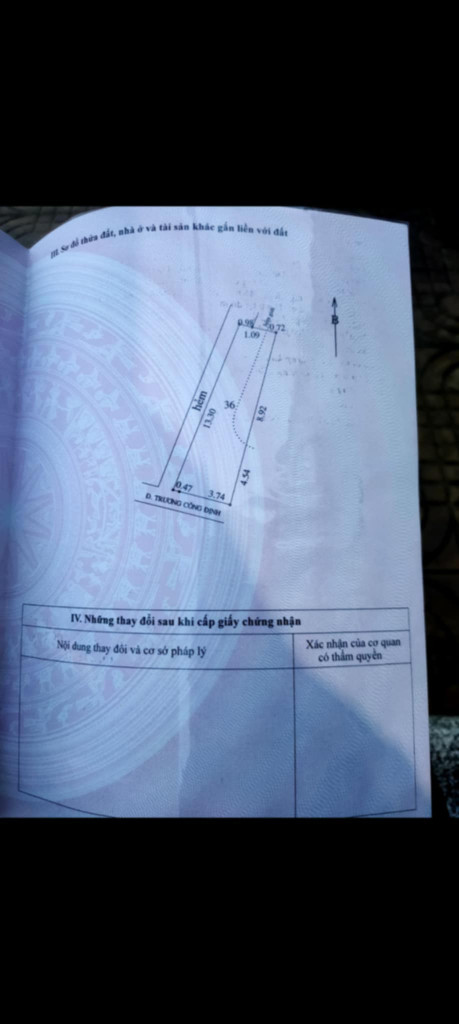 Bán nhà Trương Công Định 46.6m² ngang 4m giá 1.5 tỷ Phường Phú Lợi