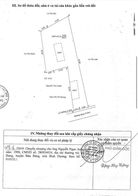Bán đất 909.6m² ngang 10m giá 12 tỷ tại Phường Phú Lợi Thành phố Thủ Dầu Một