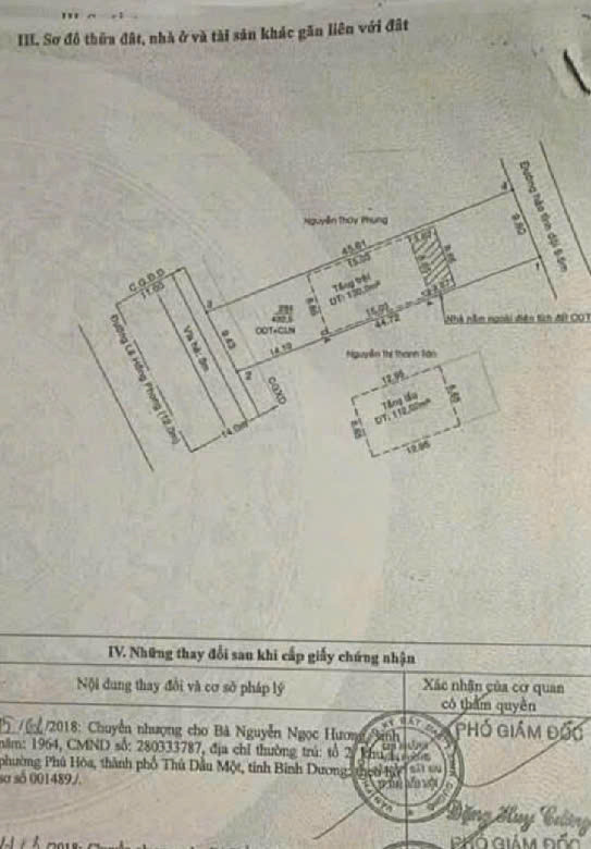 Bán đất 432.5m² 18.9 tỷ tại Phường Phú Lợi Thành phố Thủ Dầu Một