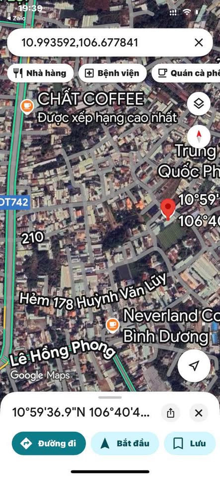 Bán đất 485.1m² ngang 5m giá 8.2 tỷ tại Phường Phú Lợi Thành phố Thủ Dầu Một
