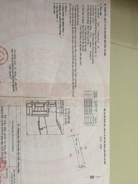 Bán đất 153m² ngang 5m giá 1.9 tỷ Phường Phú Mỹ