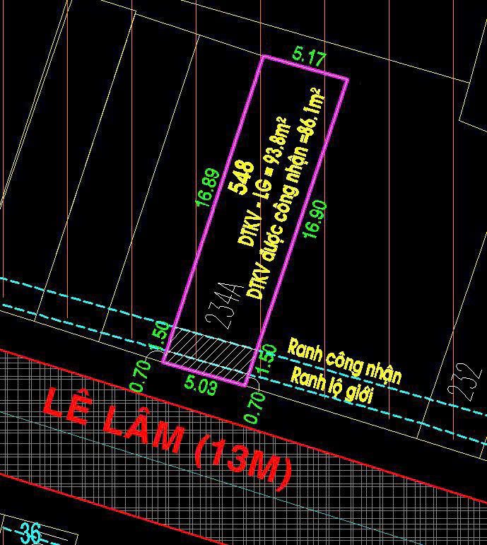BDS HVL [NC] MTKD 234A Lê Lâm- Phú Thạnh- Tân Phú