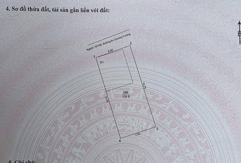 Bán nhà Phú Thượng, Tây Hồ, 109m2, C4, mặt tiền 6.9m giá 21 tỷ