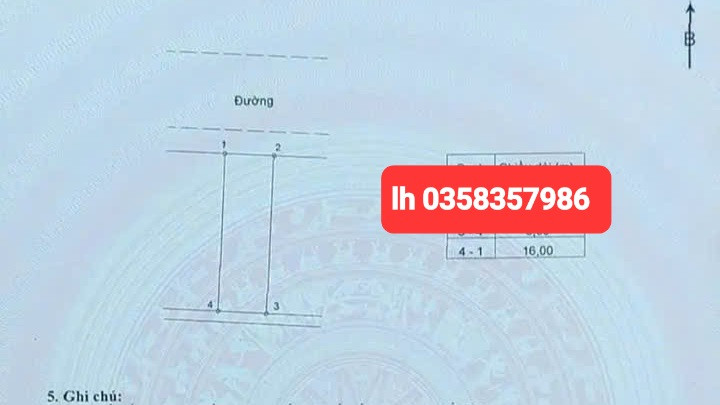 Bán đất 80m² ngang 5m giá 4.15 tỷ Phường Phúc Yên