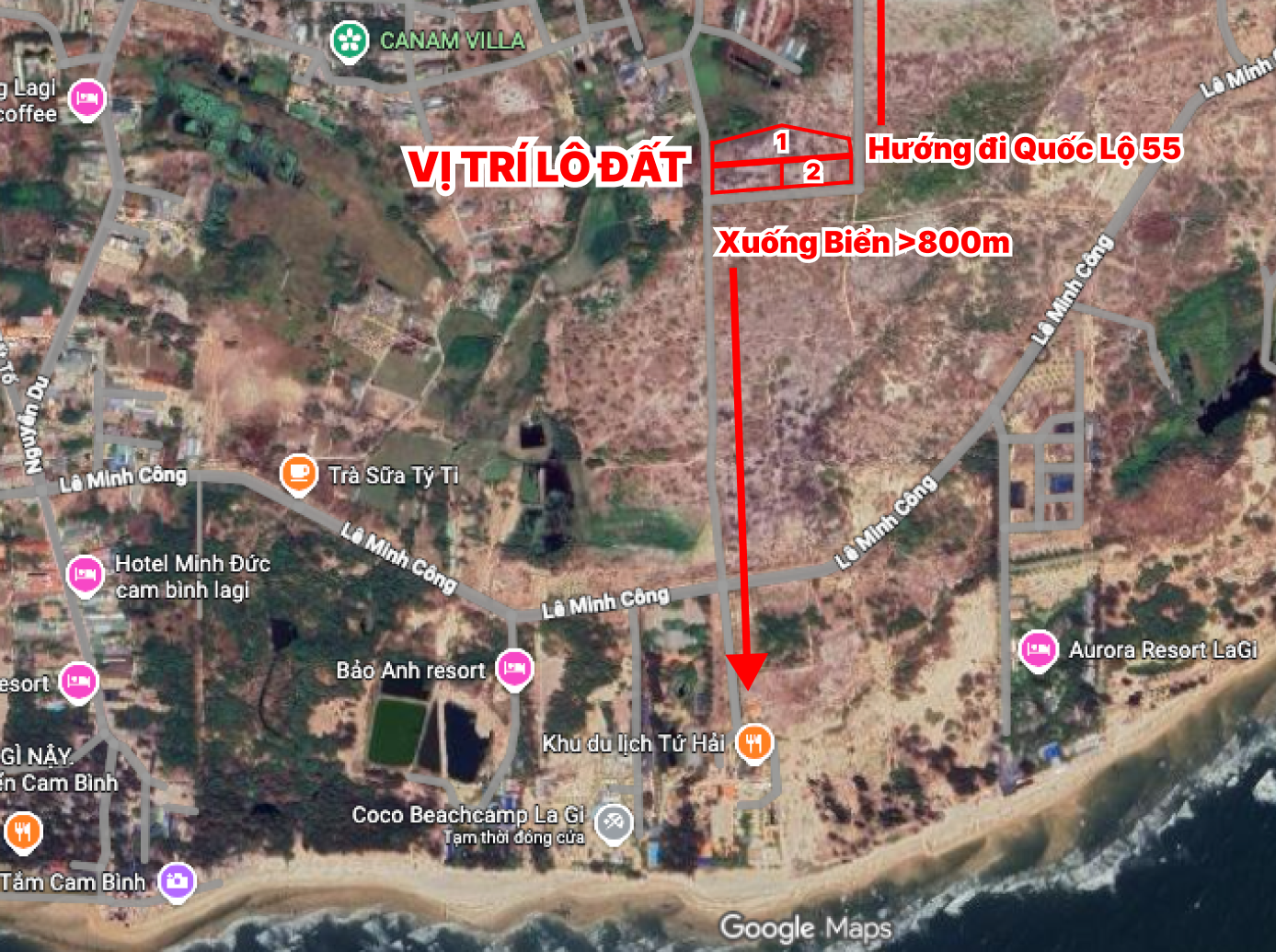 Bán đất 3,318m² có sẵn 140m² thổ cư ngang 23,6m giá 6.8 tỷ tại Phường Phước Hội