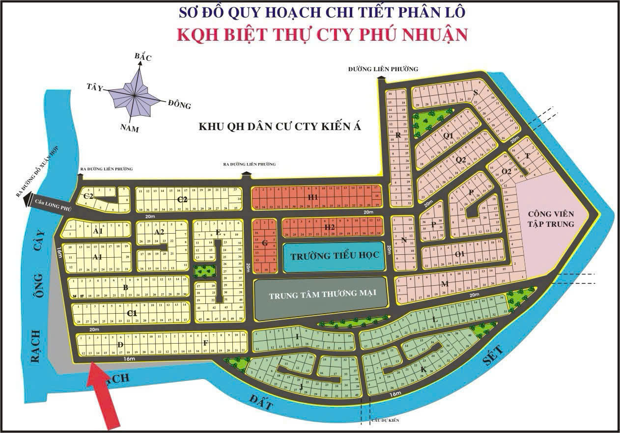 BDS HVL Bán đất dự án Phú Nhuận Quận 9, phường Phước Long B. TP Thủ Đức