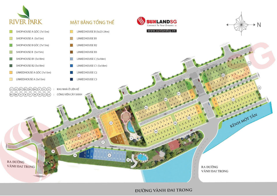 BDS HVL Chuyển Nhượng căn Shop House 2 Mặt Tiền River Park, Vòng Xoay Liên Phường, Phước Long B