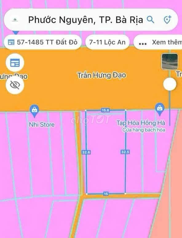 BÁN ĐẤT PHƯỚC NGUYÊN THÀNH PHỐ BÀ RỊA VŨNG TÀU