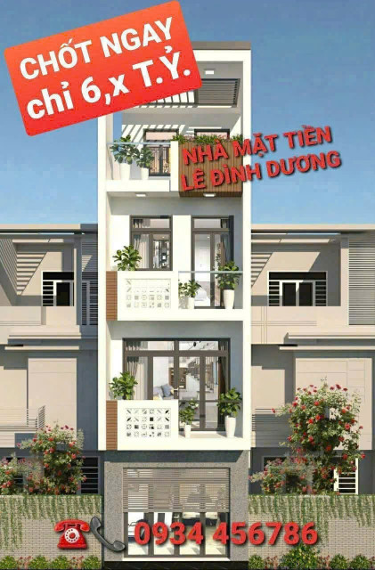Sỡ hữu ngay căn nhà mặt phố đường Lê Đình Dương, TP. Đà Nẵng