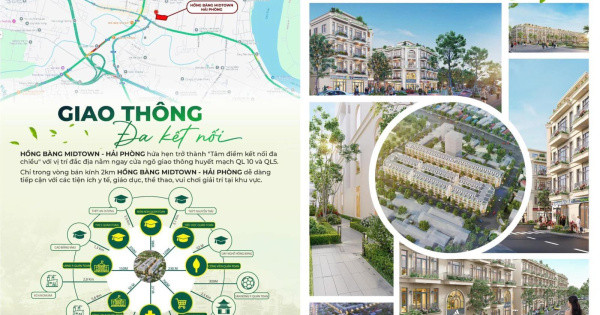 Dự án Hồng Bàng Midtown Hải Phòng. đã chính thức ra mắt nhanh tay sở hữu ngay shophouse 75m2 ful đất và nhà nhỉnh 5 tỷ