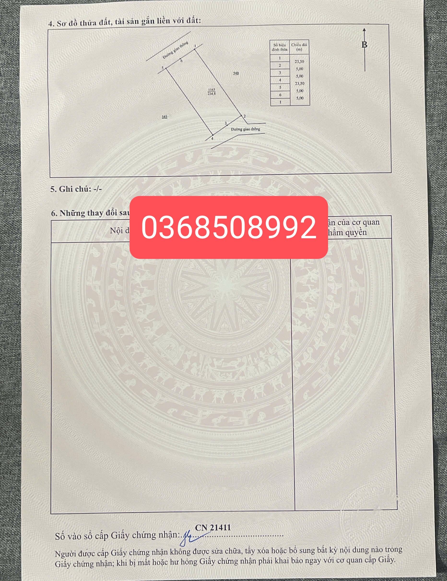 Bán nhà 234m² ngang 10m giá 3.15 tỷ Phường Quan Triều