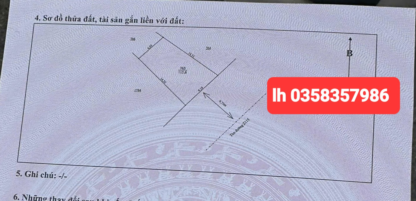 Bán nhà 115.6m² ngang 9.14m giá 4.45 tỷ Phường Quyết Thắng