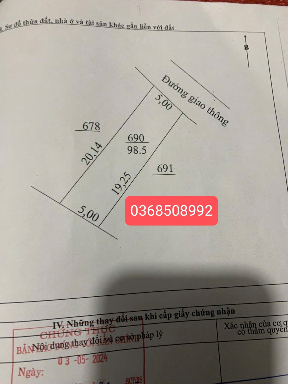 Bán đất 98m² ngang 5m giá 3 tỷ Phường Quyết Thắng