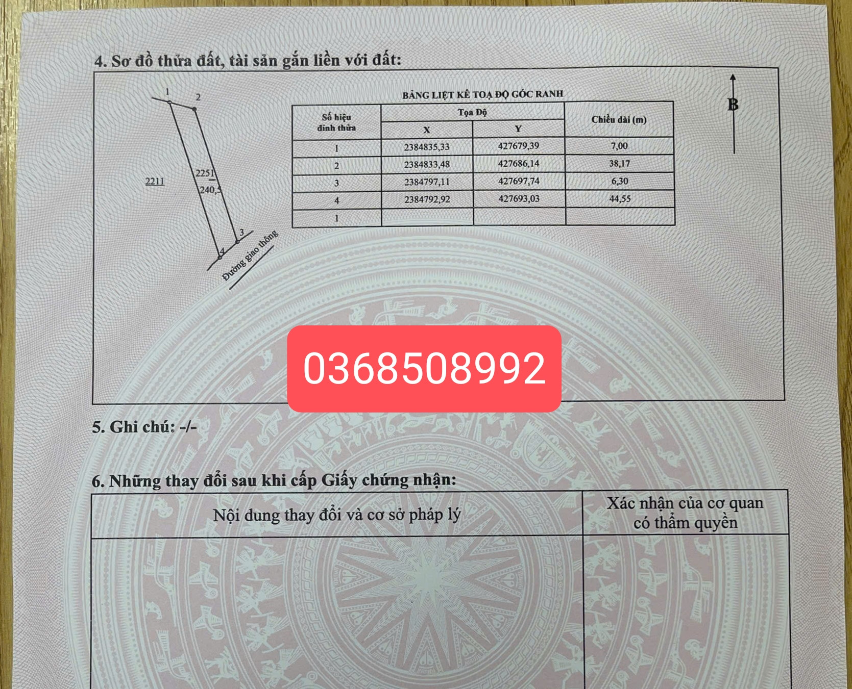 Bán đất 240m² ngang 6,3m giá 1.2 tỷ Phường Quyết Thắng
