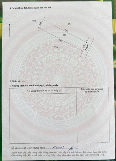 Bán đất hẻm 573 Tôn Đức Thắng 140.8m² ngang 5m giá 360 triệu Phường Sóc Trăng