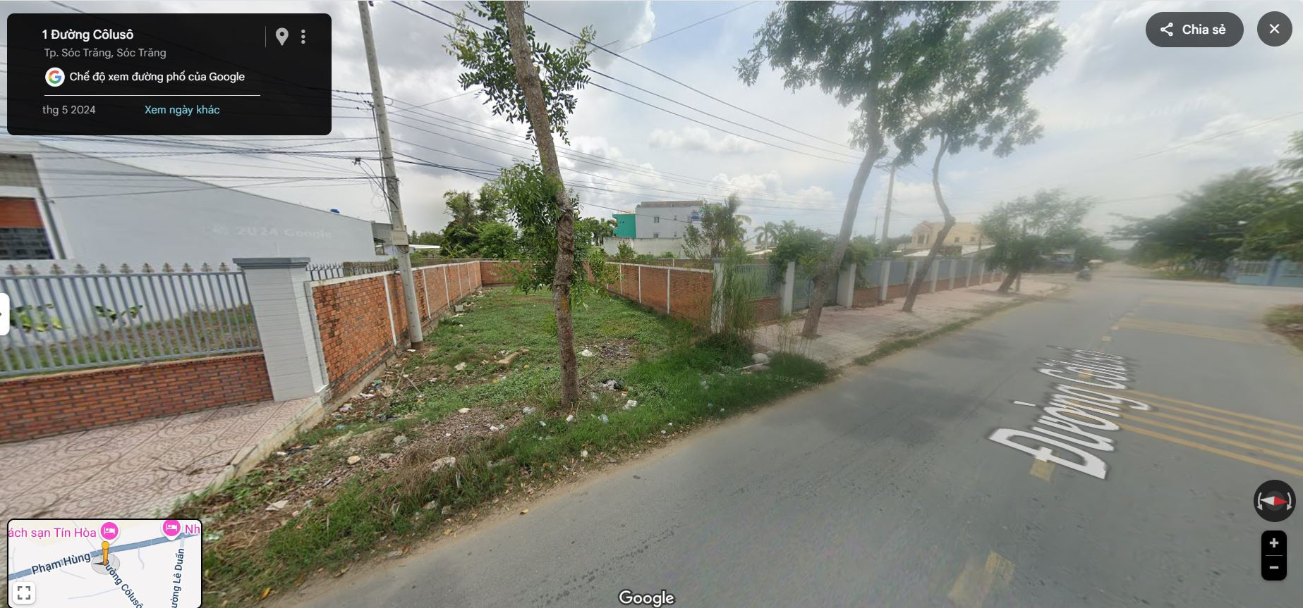 Bán đất 147.6m² ngang 5m giá 1.65 tỷ Phường Sóc Trăng