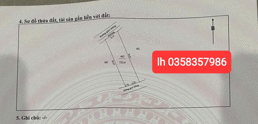 Bán đất 235.6m² ngang 8.19m giá 1.1 tỷ Phường Sông Công