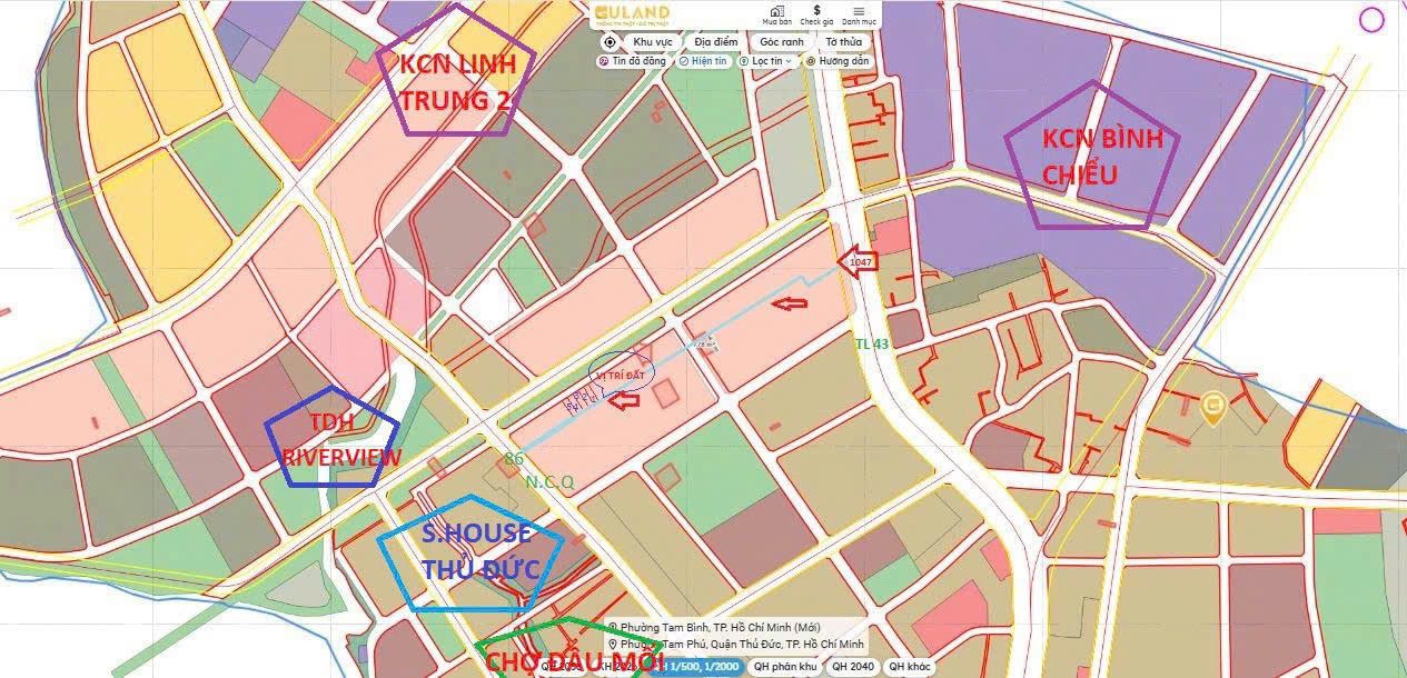 BDS HVL [NC] BÁN 02 LÔ LIỀN KỀ - TL43 TAM BÌNH THỦ ĐỨC