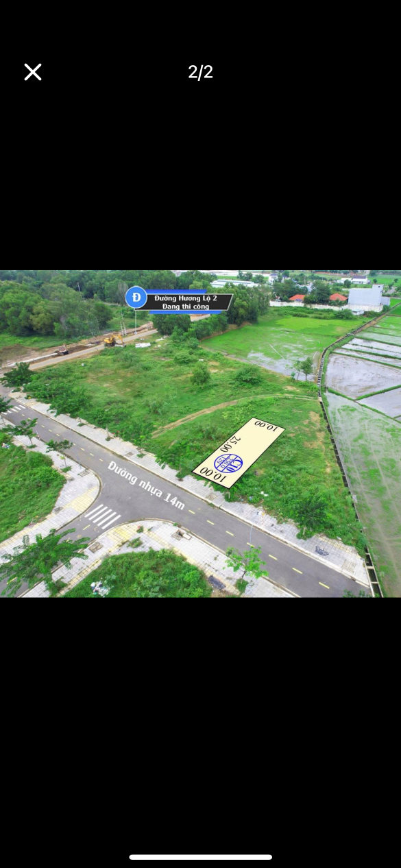 Bán đất 250m² ngang 10m giá 3 tỷ Phường Tam Long