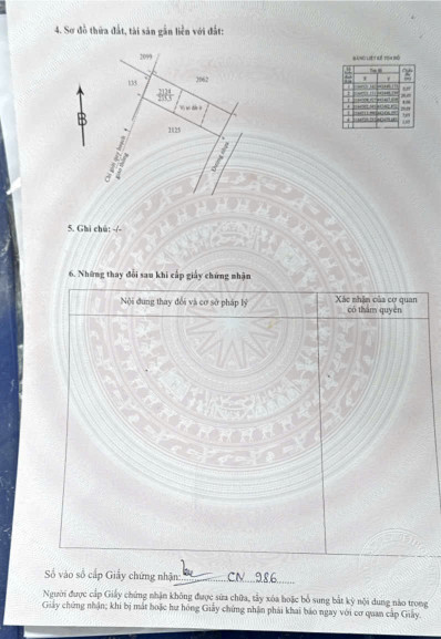 Bán đất 235,5m² ngang 6,08m giá 1.78 tỷ Phường Tam Long