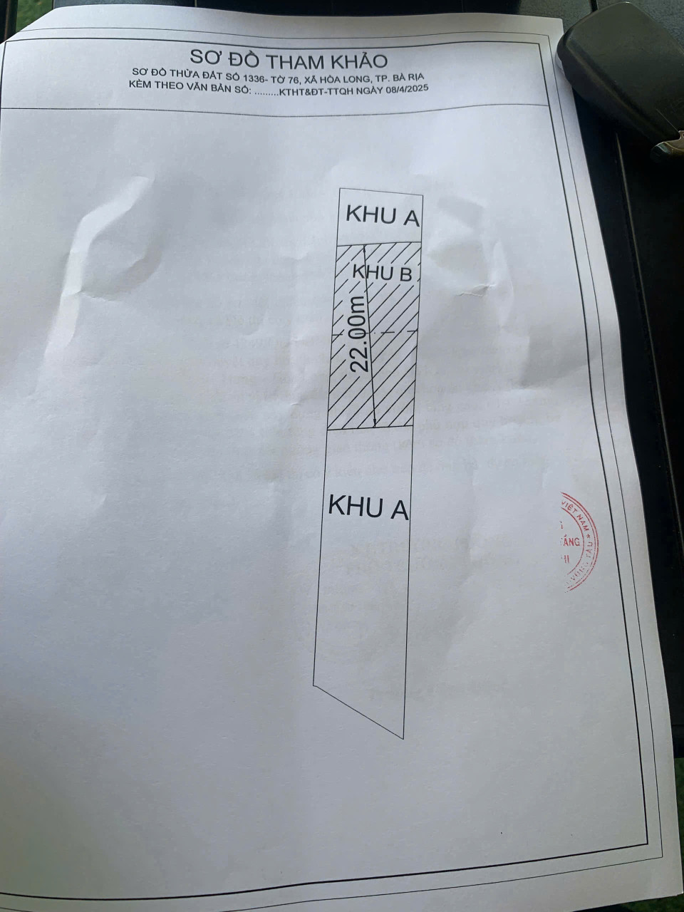 Bán đất 568.3m² ngang 10m giá 2.65 tỷ Phường Tam Long