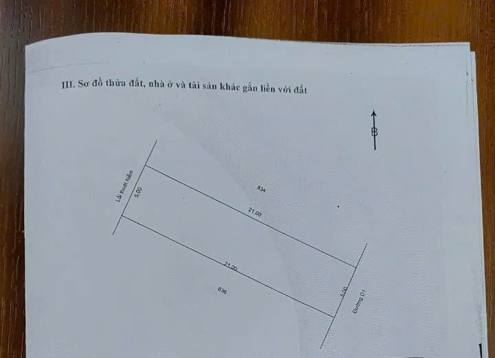 Bán đất 105m² giá 2.85 tỷ Phường Tam Long