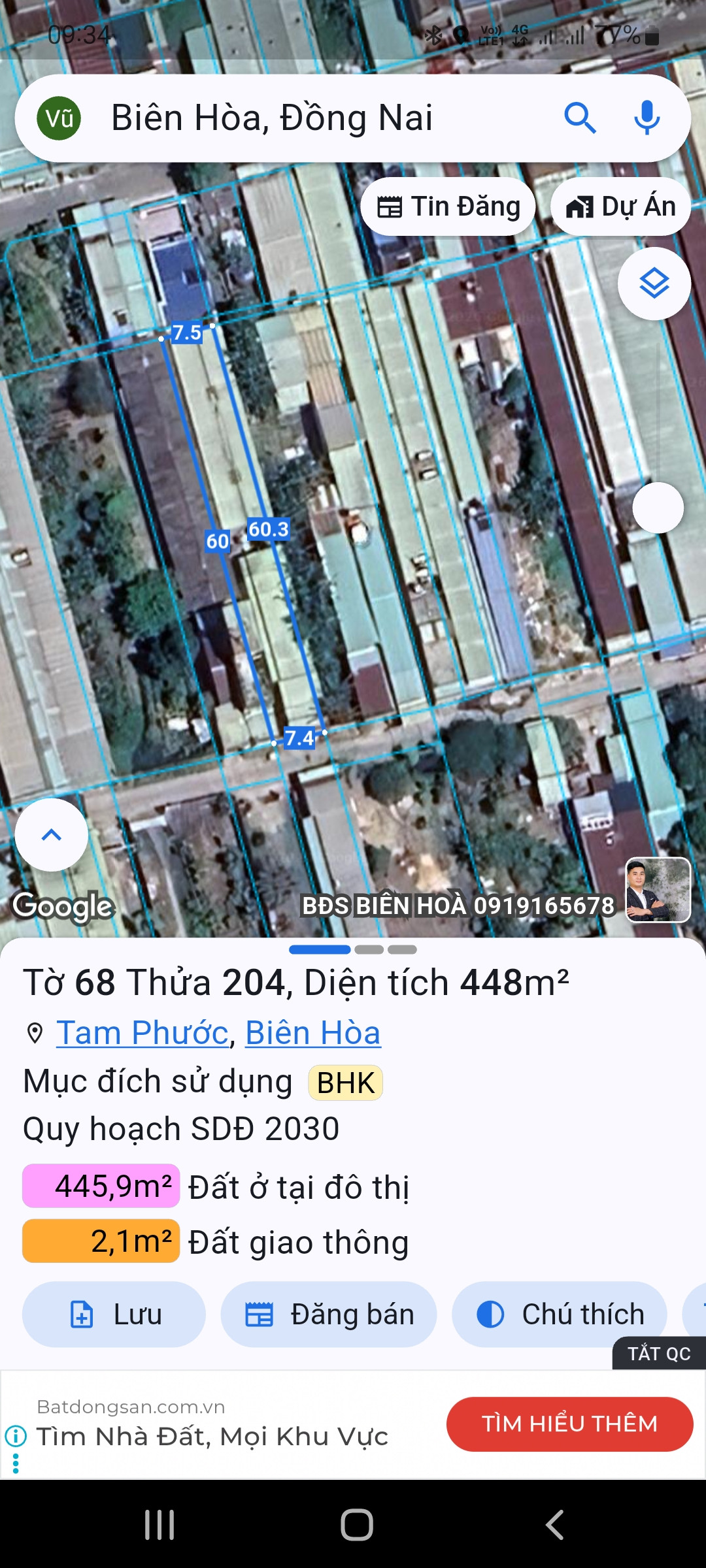 Đất Nhà Tam Phước Biên Hòa Đồng Nai