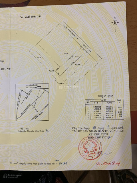 Bán đất 145m² ngang 5m giá 5 tỷ Phường Tam Thắng
