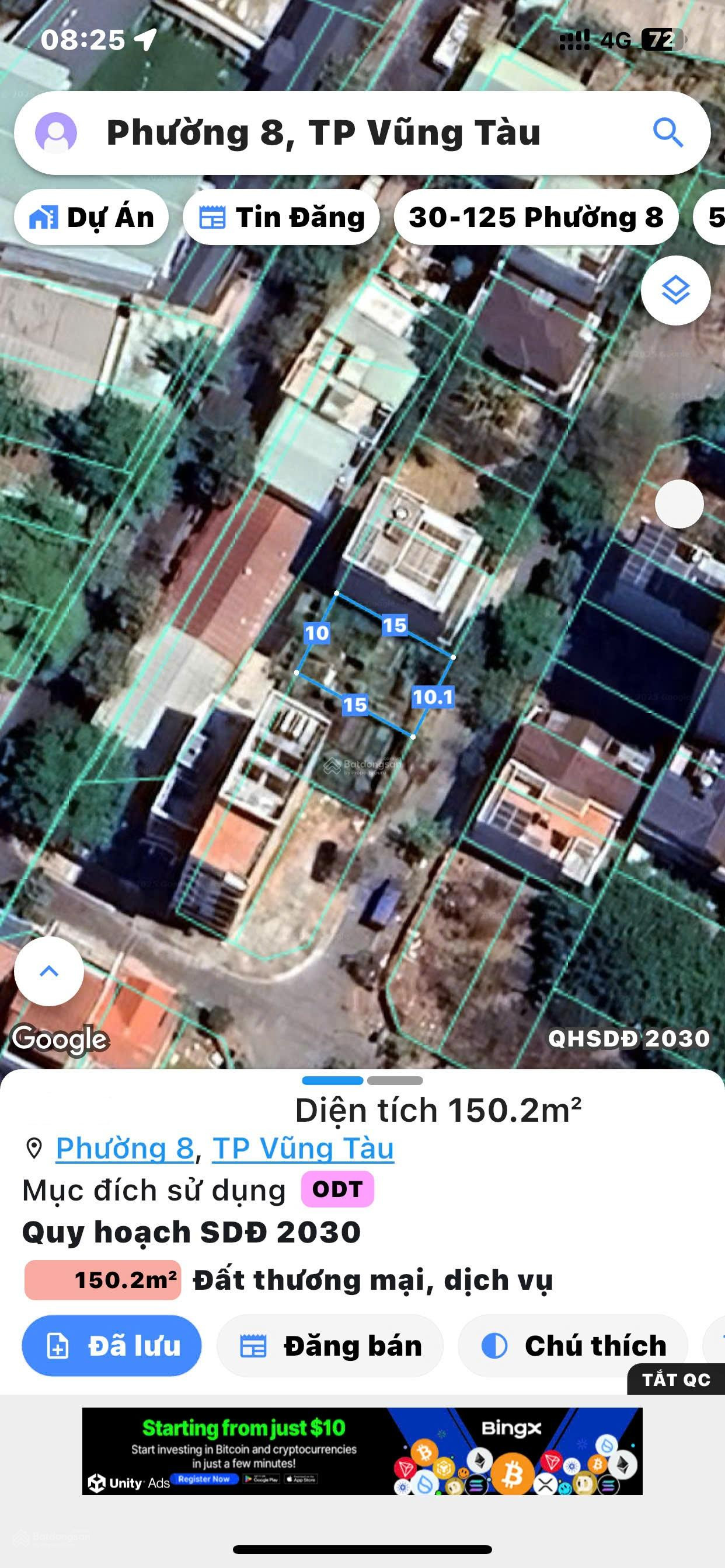 Bán đất 150.1m² giá 14.5 tỷ Phường Tam Thắng