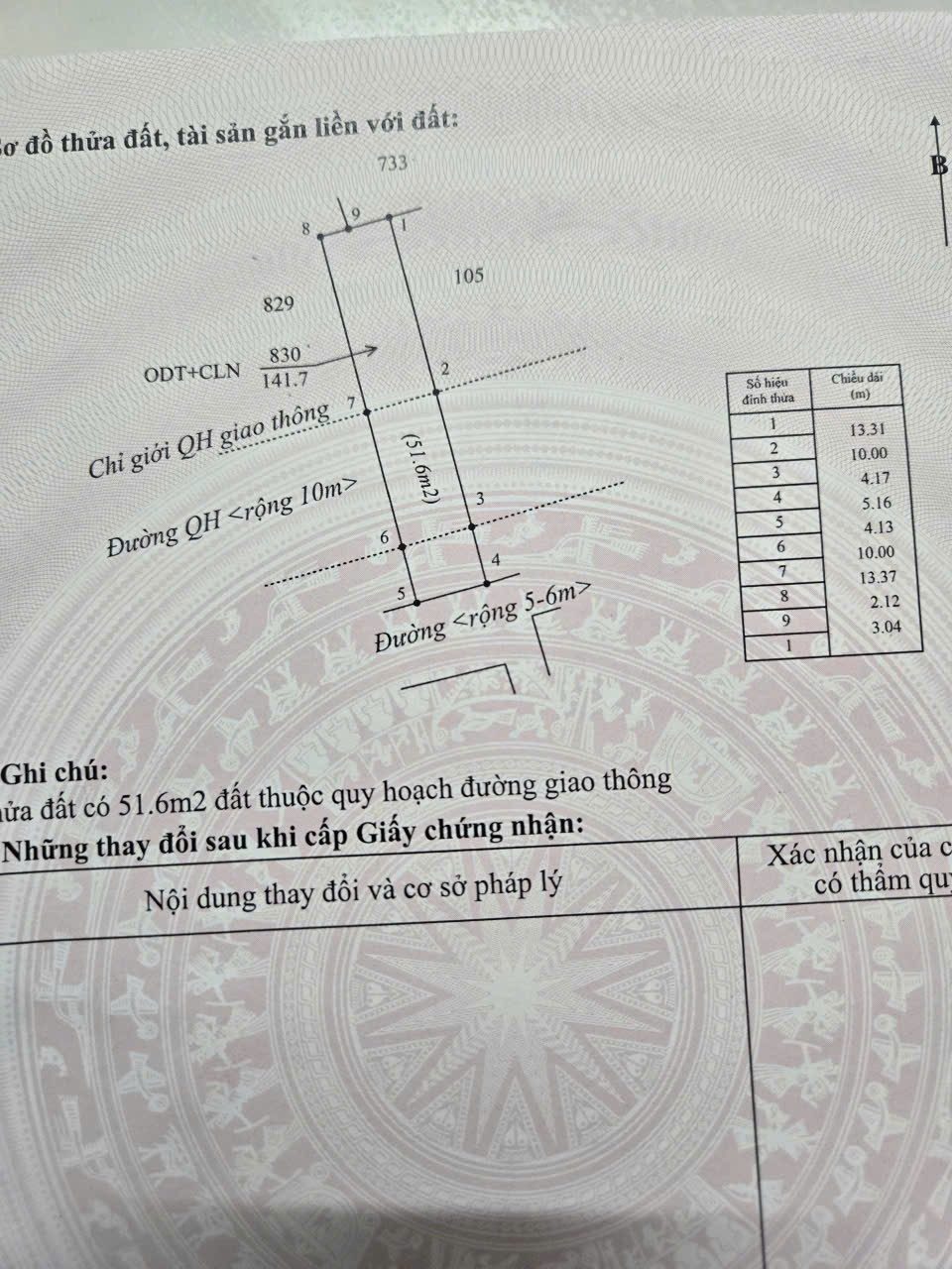 Bán đất 141m² có sẵn 60m² thổ cư ngang 5m giá 1.6 tỷ tại Phường Tân An