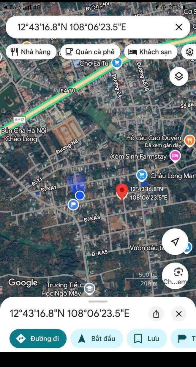 Bán đất 140m² giá 1.59 tỷ Phường Tân An