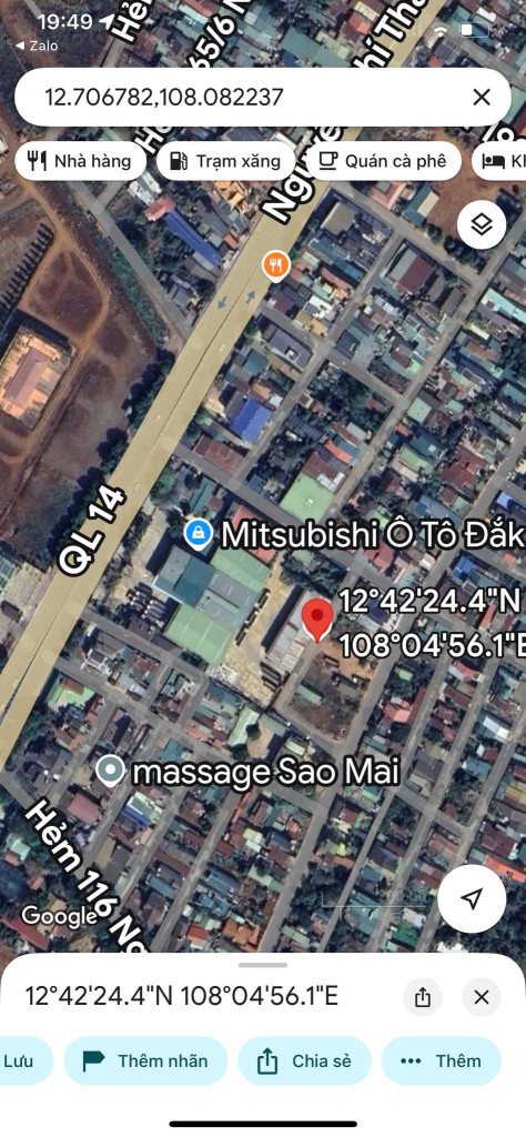 Bán đất 77m² giá 2.15 tỷ tại Phường Tân An Thành phố Buôn Ma Thuột