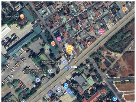 Bán đất MT Phạm Hùng 40.3m² ngang 4.1m giá 3.05 tỷ tại Phường Tân An Thành phố Buôn Ma Thuột