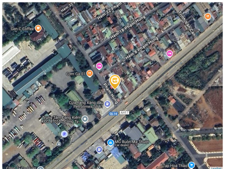 Bán đất MT đường Phạm Hùng 41.5m² ngang 4.1m giá 3.05 tỷ tại Phường Tân An Thành phố Buôn Ma Thuột