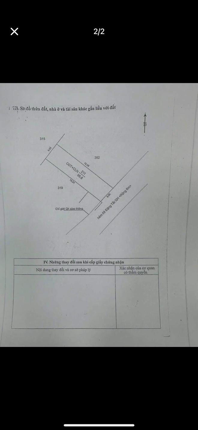 Bán đất 96.9m² giá 2.06 tỷ tại Phường Tân An Thành phố Buôn Ma Thuột