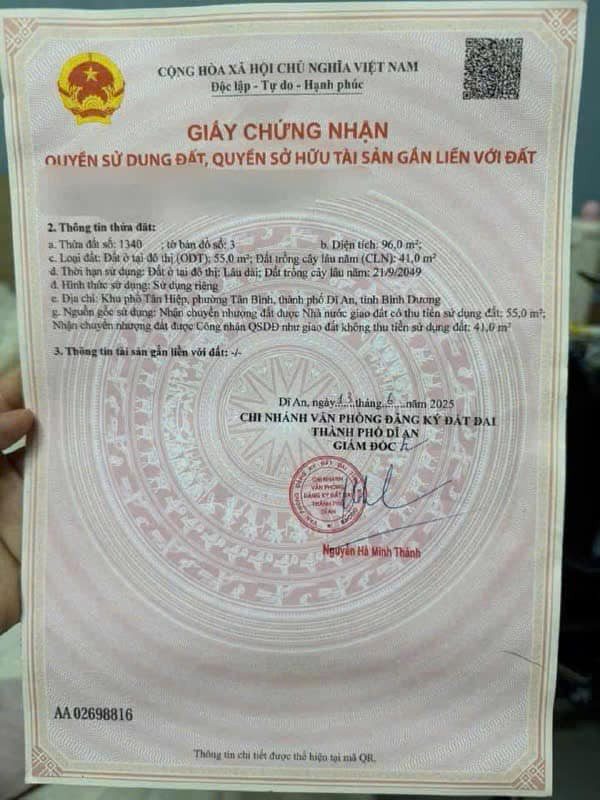Đất mặt tiền đường Trương Văn Vĩnh kinh doanh tốt giá hợp lí