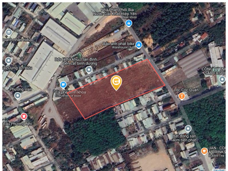 Bán đất 11099m² 71.5 tỷ tại Phường Tân Định Thị xã Bến Cát
