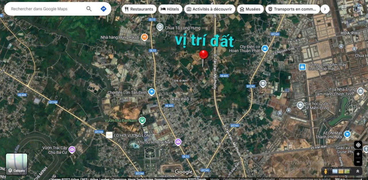 Bán đất 150m2, gần KDL Đại Nam, giá 1 tỷ 3xx
