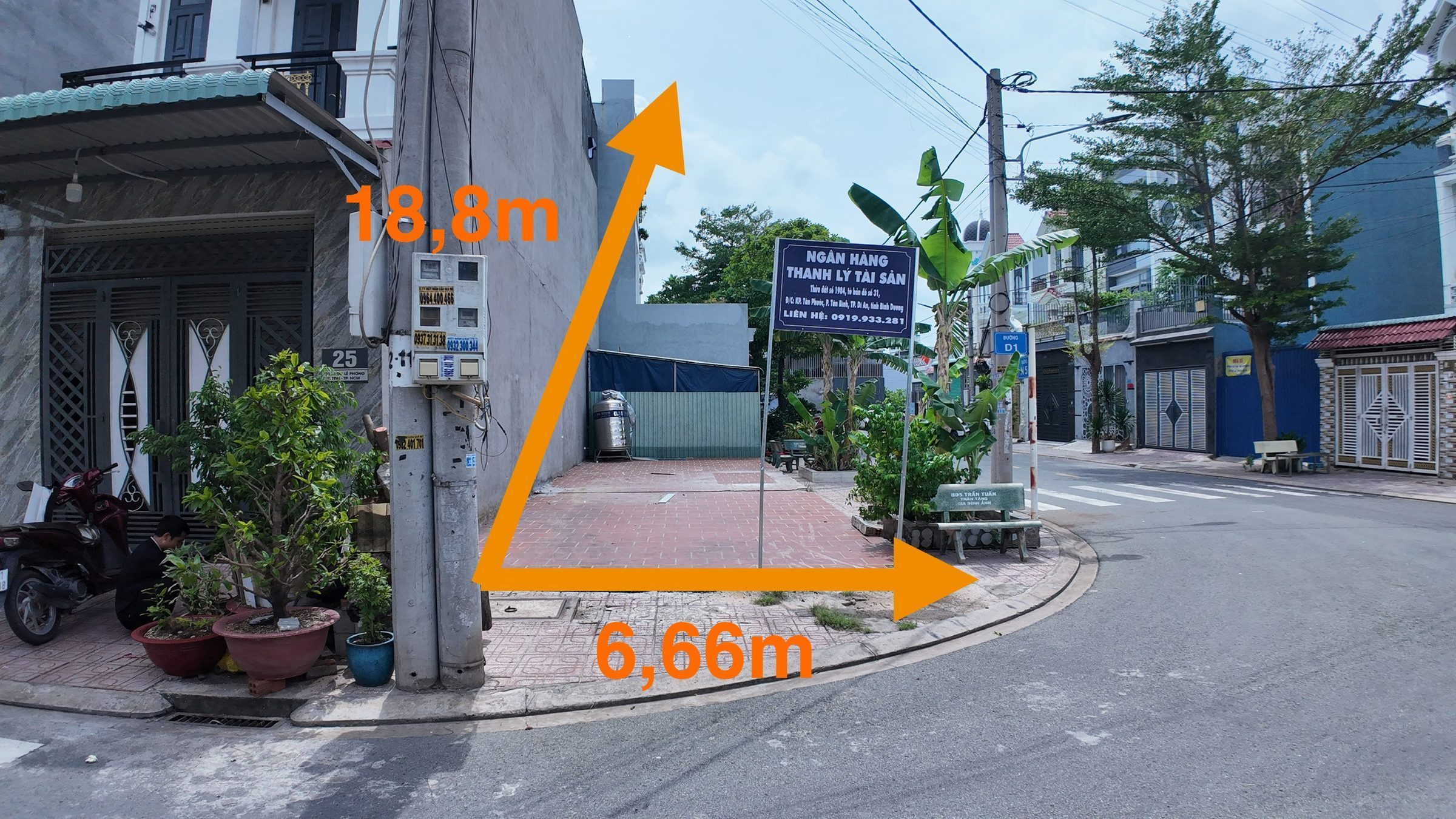 Bán đất 86m² full thổ cư ngang 6,66m giá 3.44 tỷ tại Phường Tân Đông Hiệp