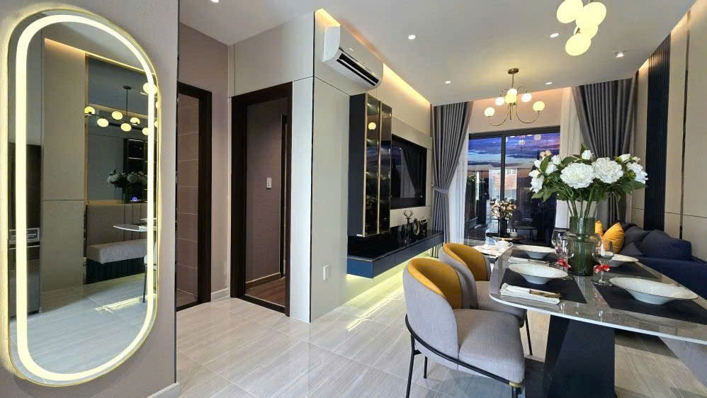 Căn hộ ngay Làng Đại học, 2PN 52m2 1tyXX